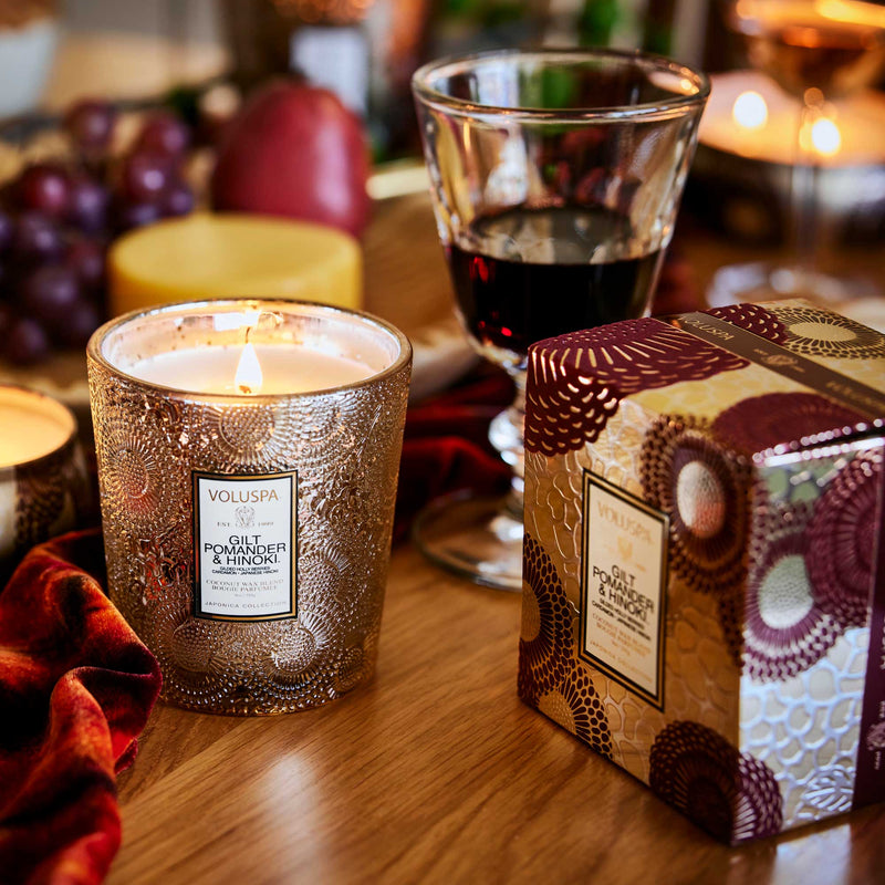 Gilt Pomander & Hinoki - Classic Candle - view 2