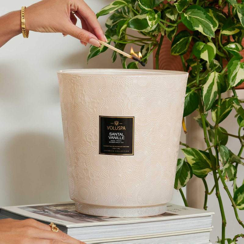 Santal Vanille - 5 Wick Hearth Candle - view 2