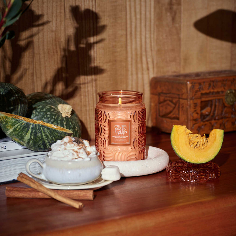 Spiced Pumpkin Latte - Large Jar Candle - view 3