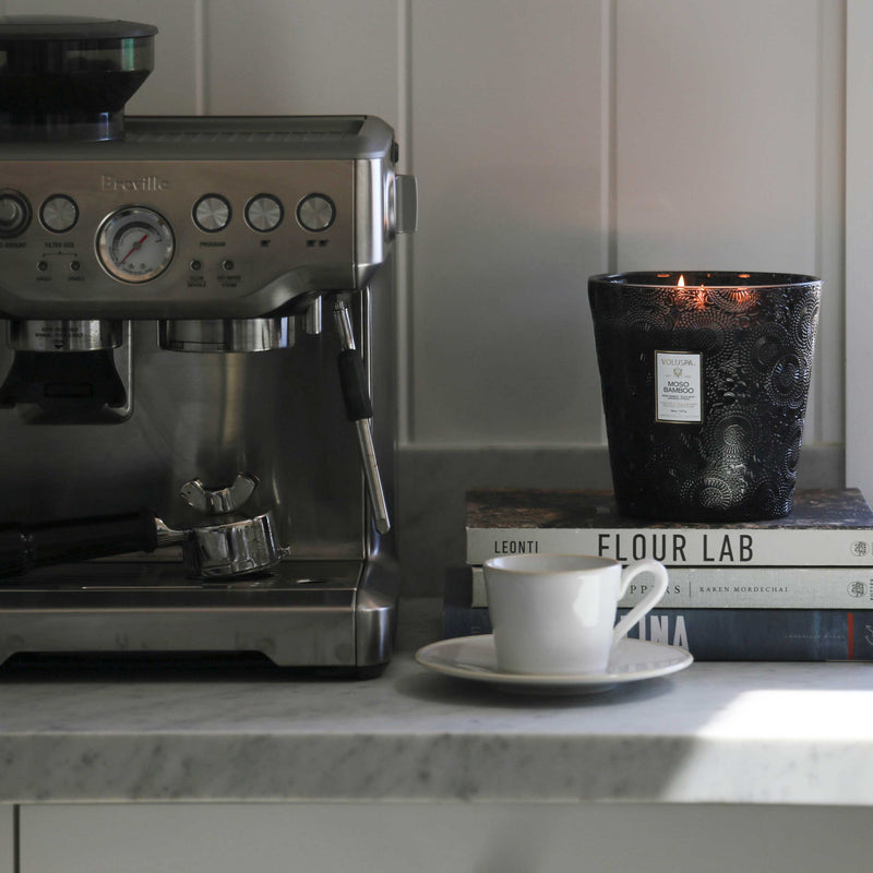 Moso Bamboo - 3 Wick Hearth Candle - view 2