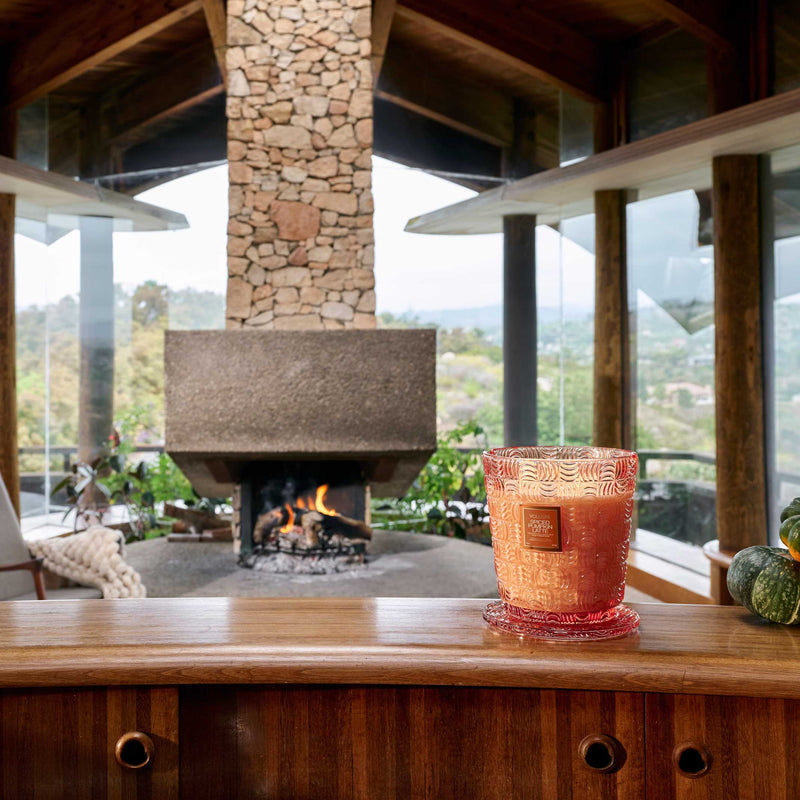 Spiced Pumpkin Latte - 5 Wick Hearth Candle - view 4