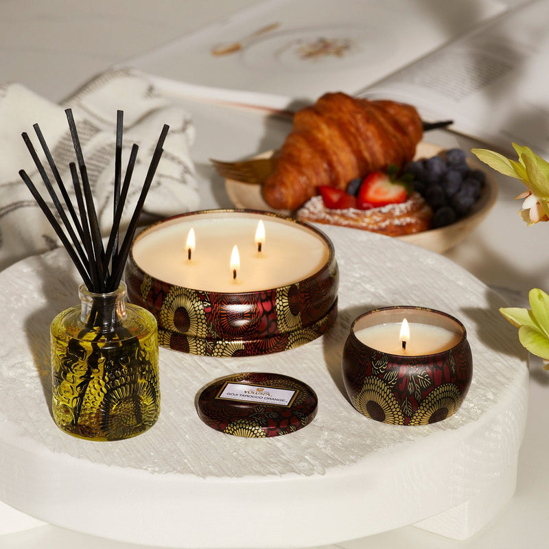 Goji Tarocco Orange - 3 Wick Tin Candle - view 4