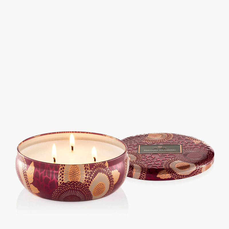 Foraged Wildberry - 3 Wick Tin Candle - view 4