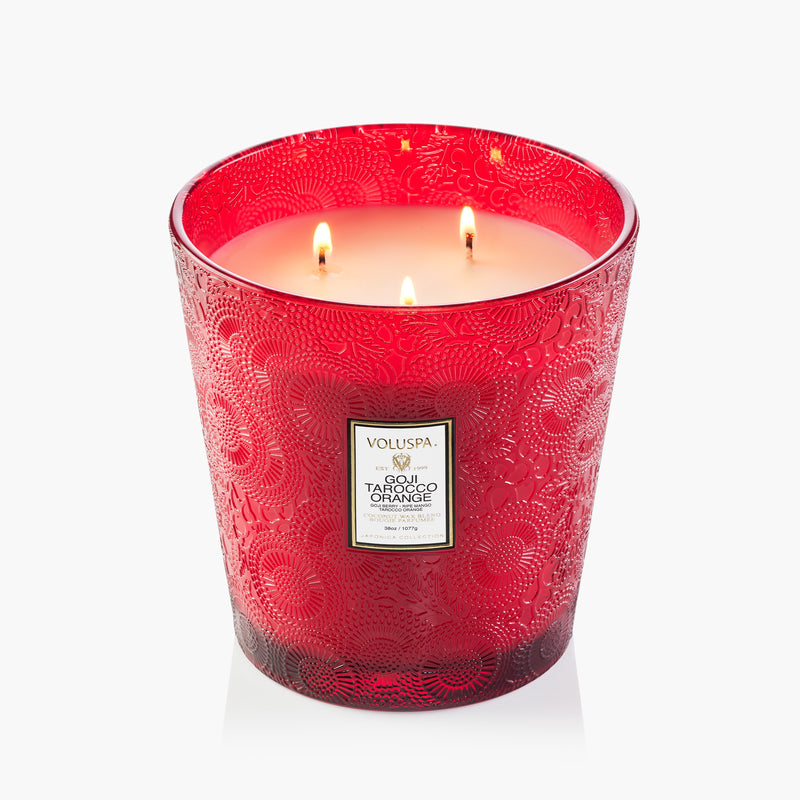 Goji Tarocco Orange - 3 Wick Hearth Candle - view 3