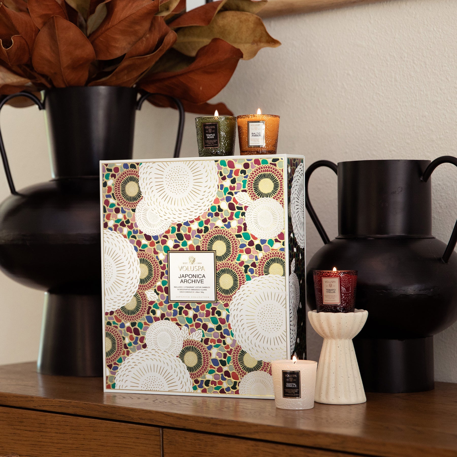 Japonica Archive - 12 Votive Gift Set