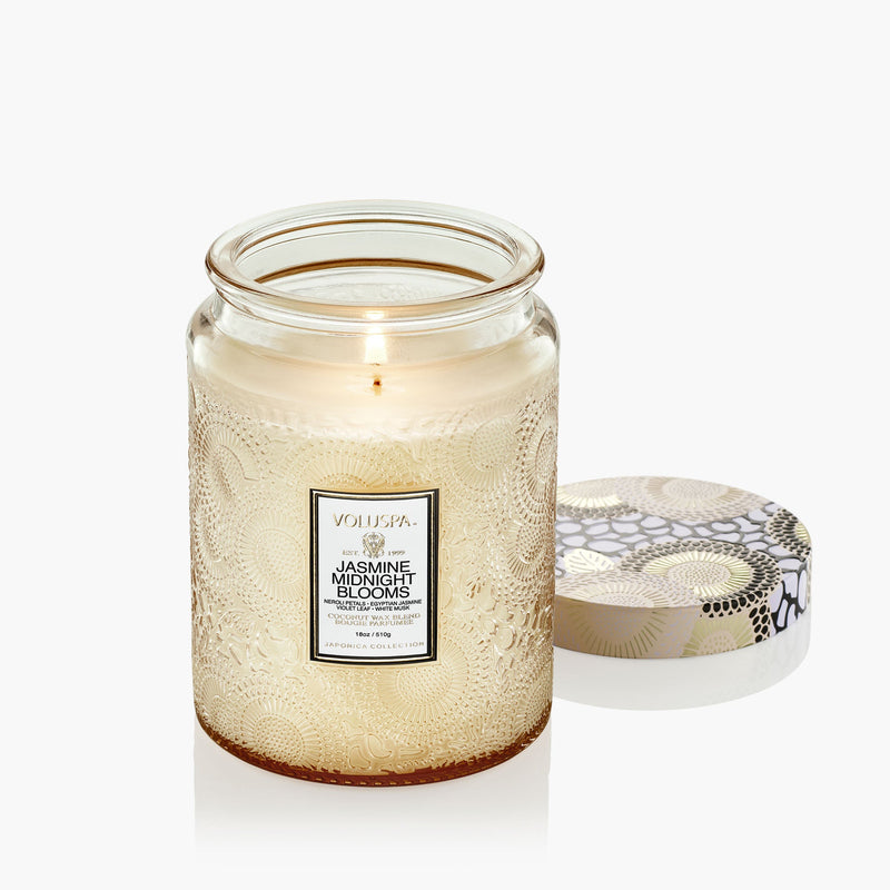 Jasmine Midnight Blooms - Large Jar Candle - view 4