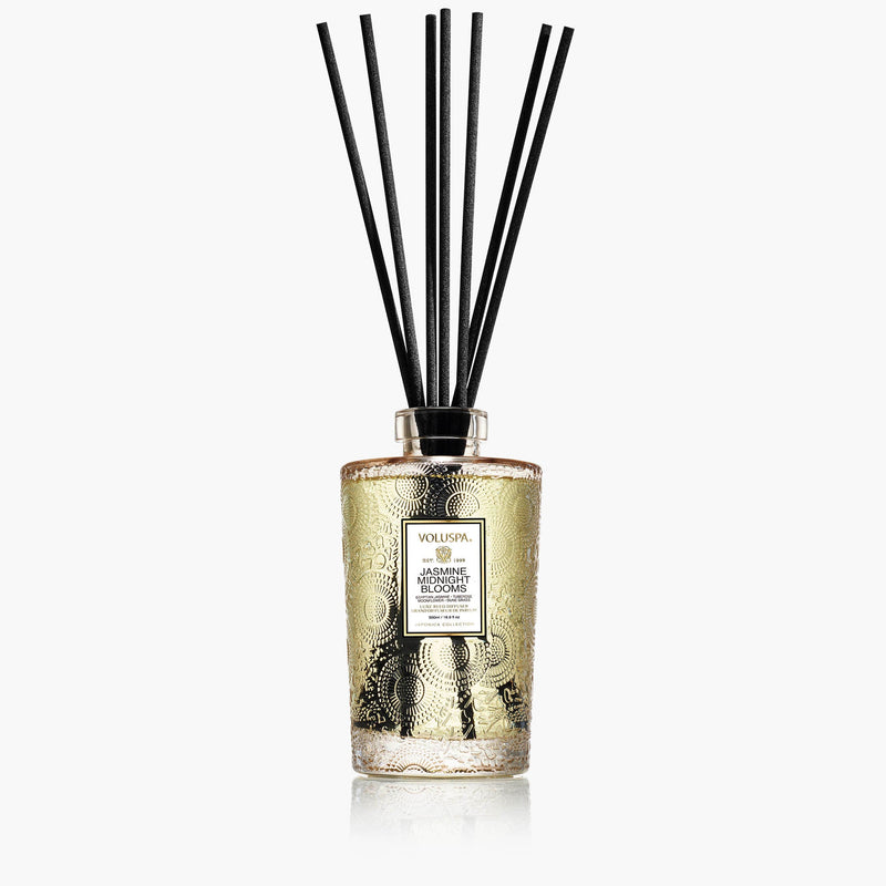 Jasmine Midnight Blooms - Luxe Reed Diffuser - view 2