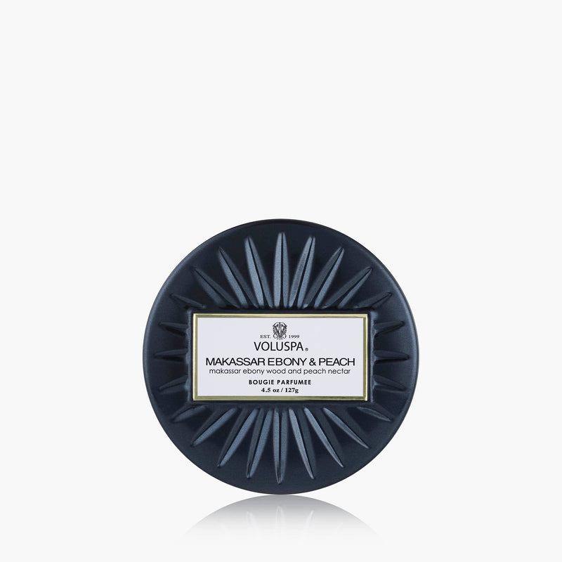 Makassar Ebony & Peach - Mini Tin Candle - view 1