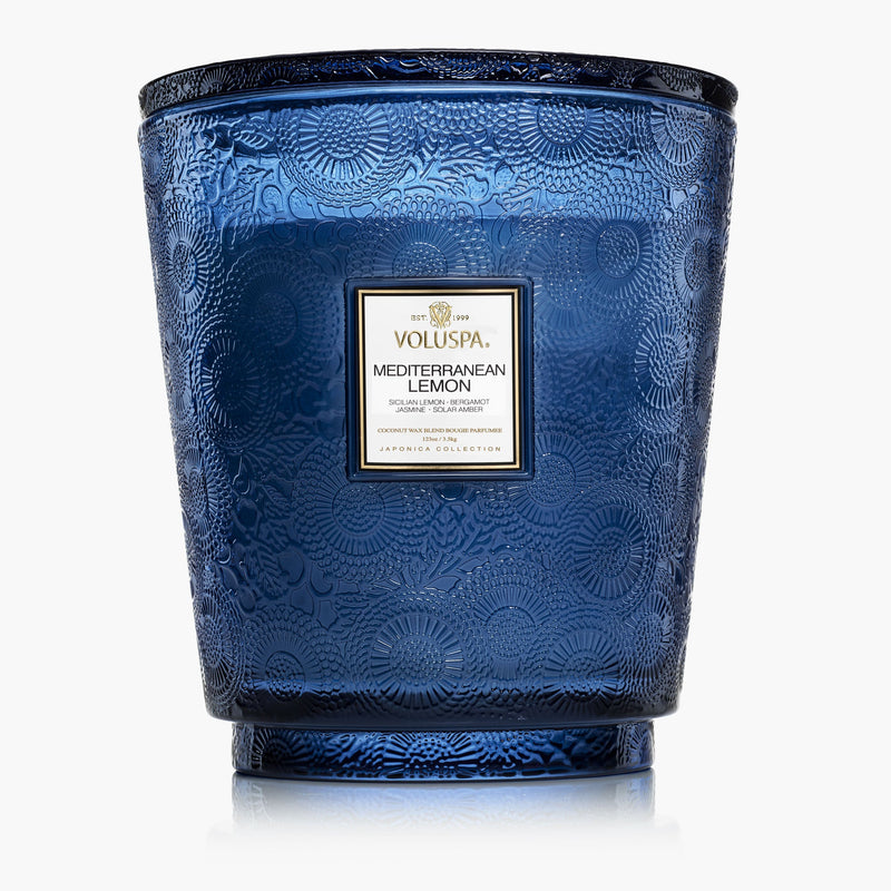 Mediterranean Lemon - 5 Wick Hearth Candle - view 1