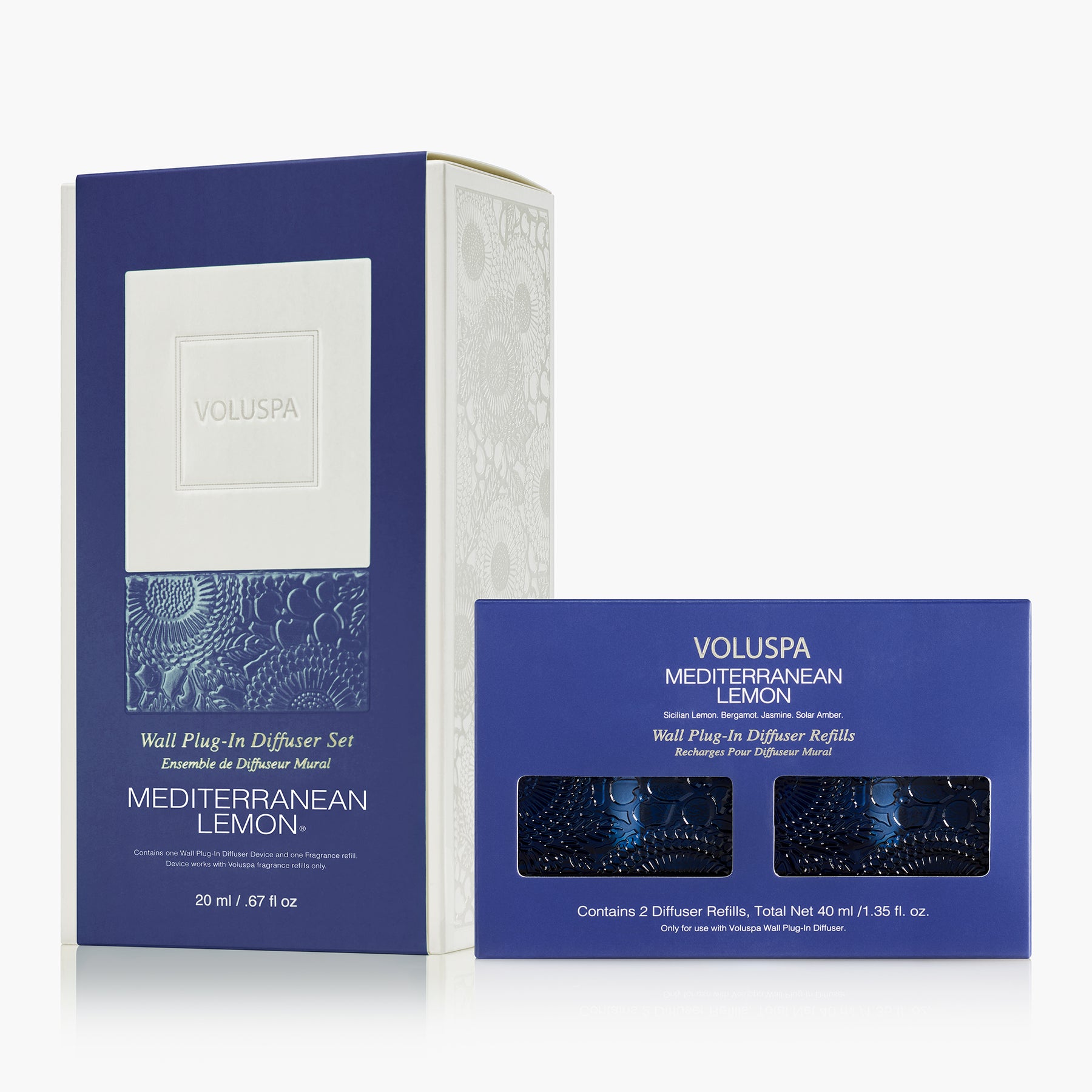 Mediterranean Lemon - Wall Plug-In Starter Kit + Twin Refills Bundle