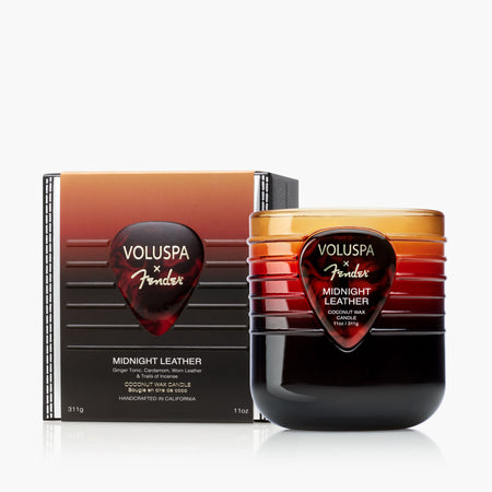 Midnight Leather - Boxed Candle