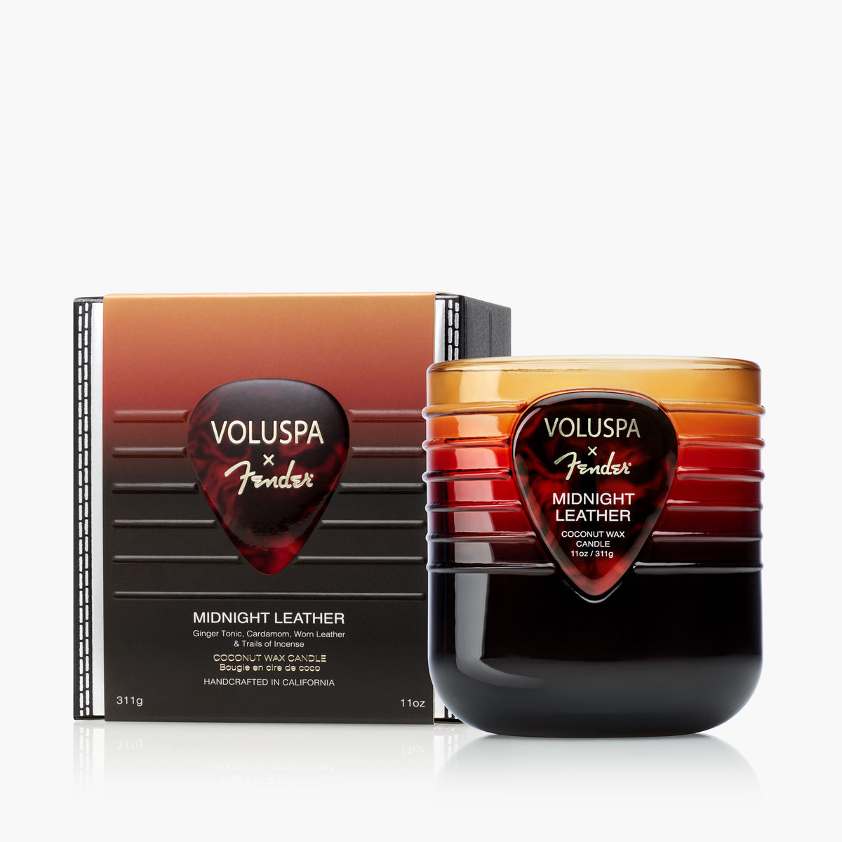 Midnight Leather - Boxed Candle