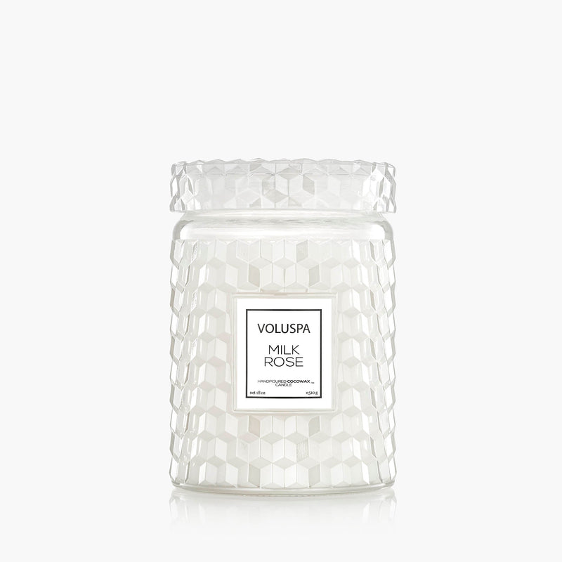 Milk Rose - Large Jar Candle - view 1