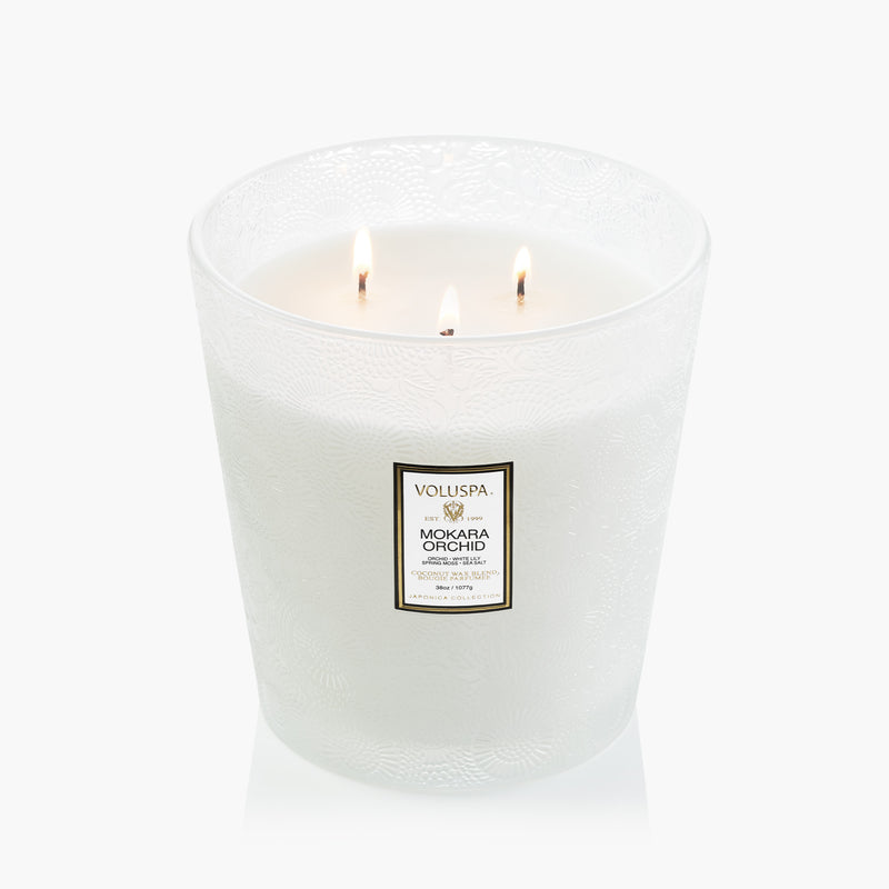 Mokara Orchid - 3 Wick Hearth Candle - view 3