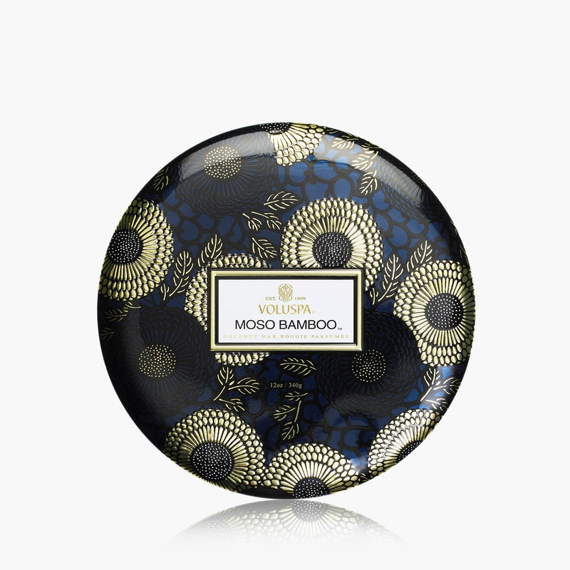 Moso Bamboo - 3 Wick Tin Candle - view 1