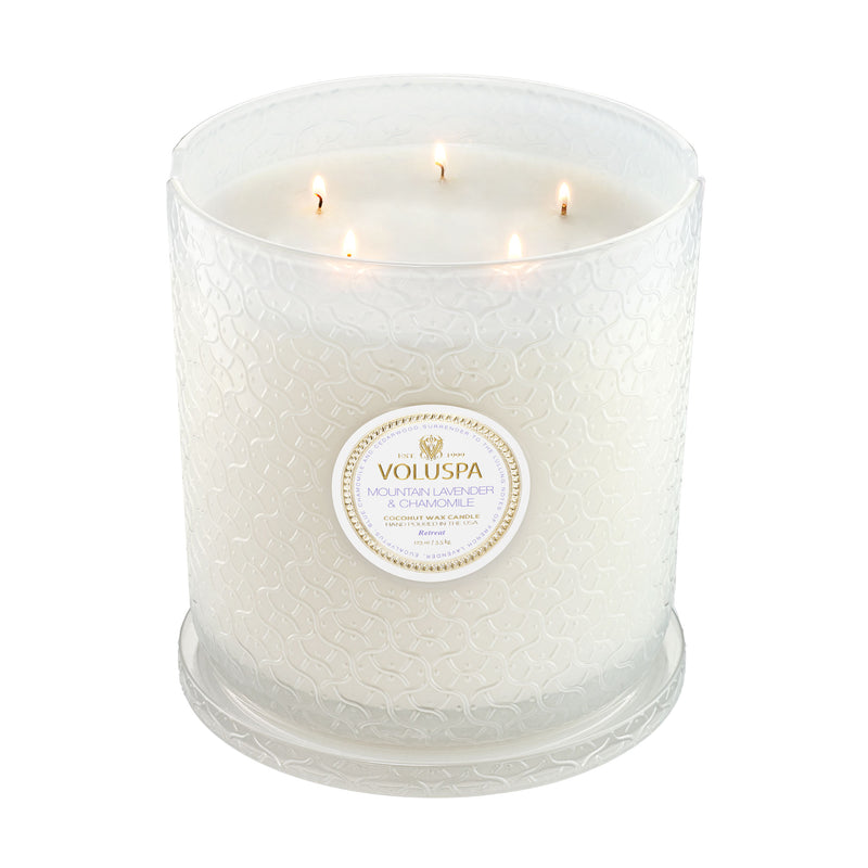 Mountain Lavender & Chamomile - 5 Wick Hearth Candle - view 4