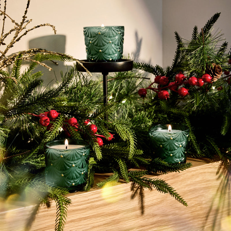 Noble Fir Garland - Mini Pedestal Trio Gift Set - view 2