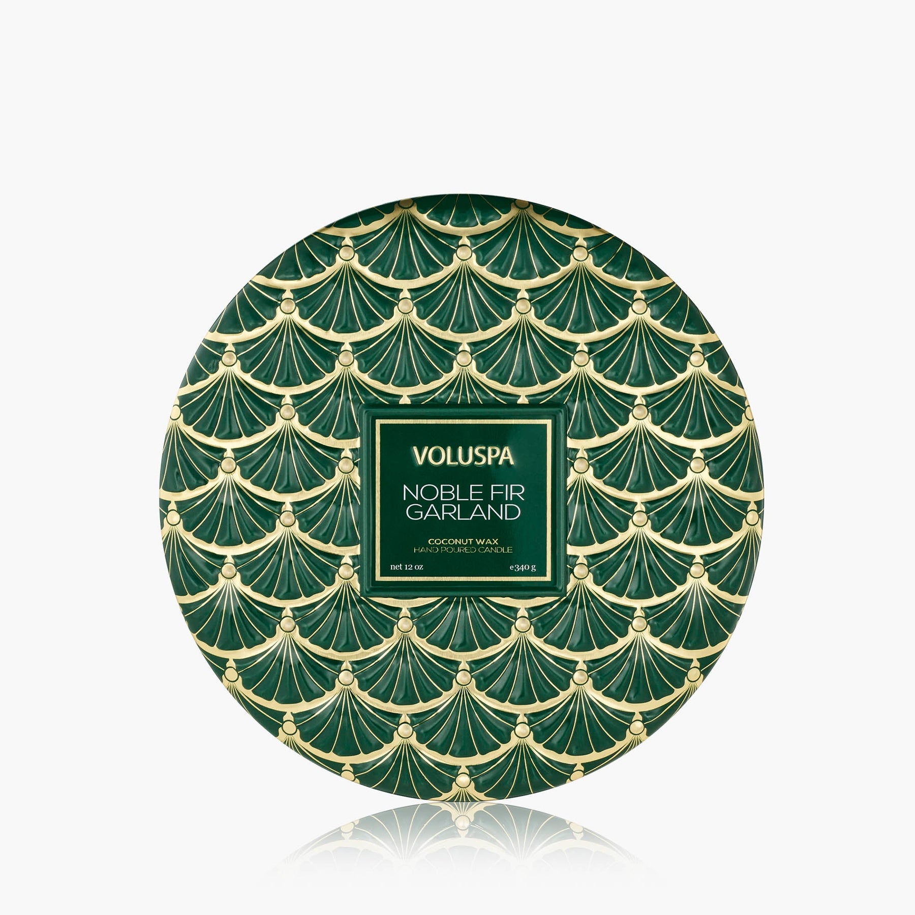 Noble Fir Garland - 3 Wick Tin Candle