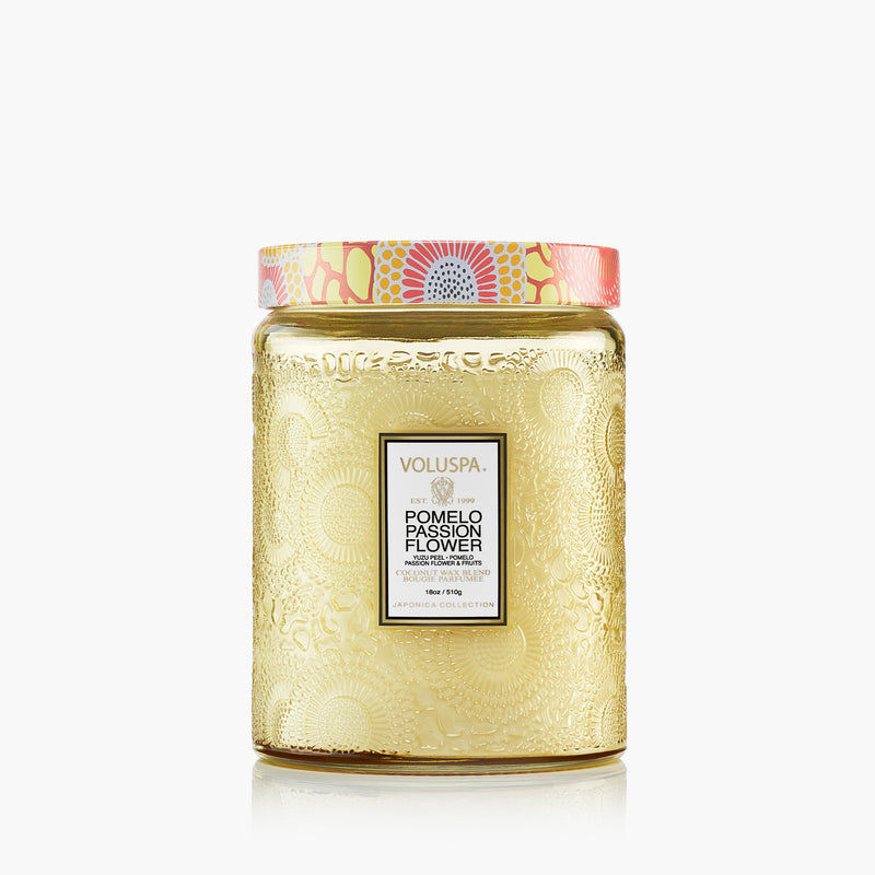 Pomelo Passion Flower - Large Jar Candle - view 1