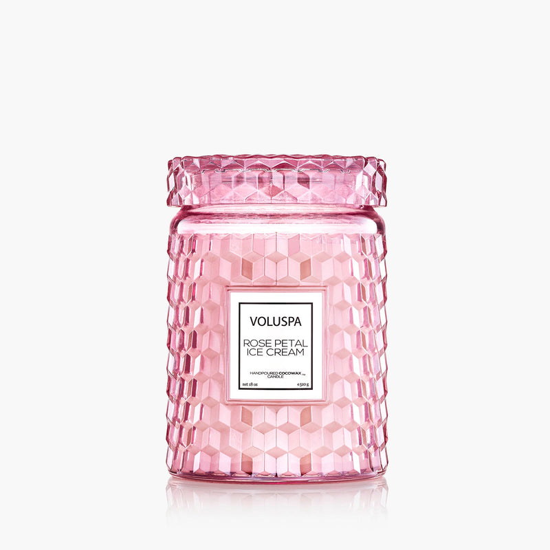 Rose Petal Ice Cream - Large Jar Candle - view 1