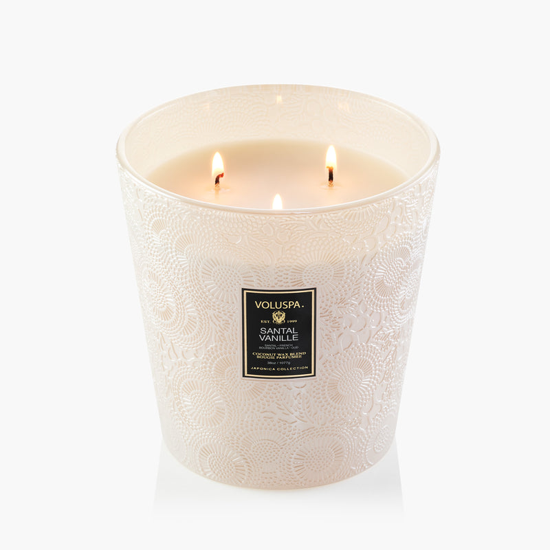 Santal Vanille - 3 Wick Hearth Candle - view 3
