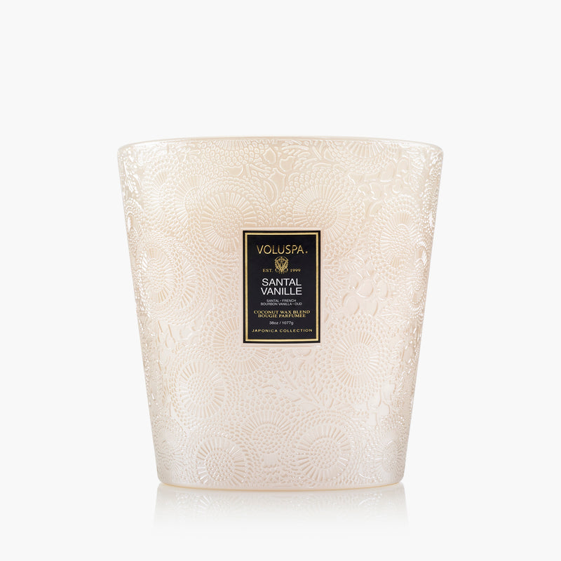 Santal Vanille - 3 Wick Hearth Candle - view 4