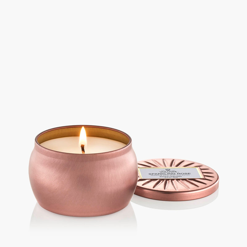 Sparkling Rose - Mini Tin Candle - view 2