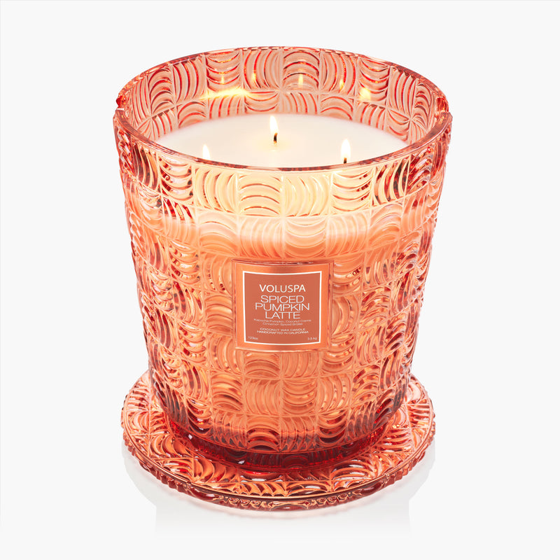 Spiced Pumpkin Latte - 5 Wick Hearth Candle - view 5