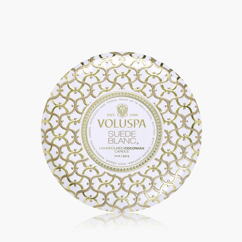 Suede Blanc - 3 Wick Tin Candle - view 1