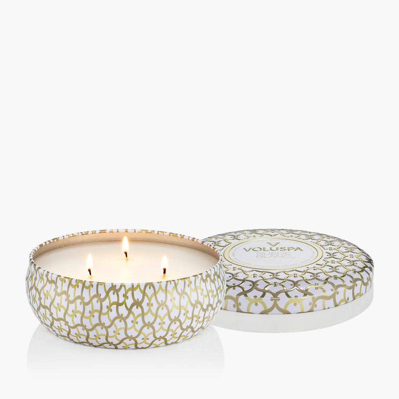 Suede Blanc - 3 Wick Tin Candle - view 3