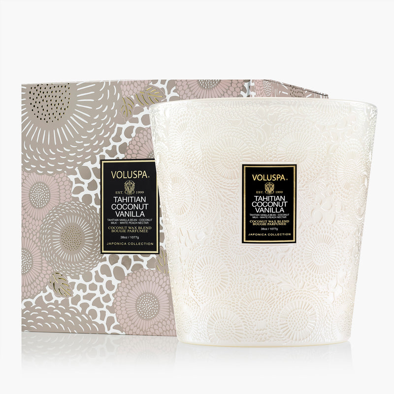 Tahitian Coconut Vanilla - 3 Wick Hearth Candle - view 1
