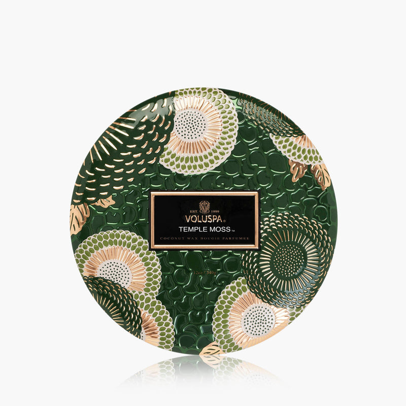 Temple Moss - 3 Wick Tin Candle - view 1