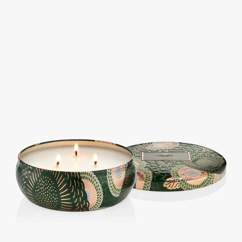 Temple Moss - 3 Wick Tin Candle - view 3