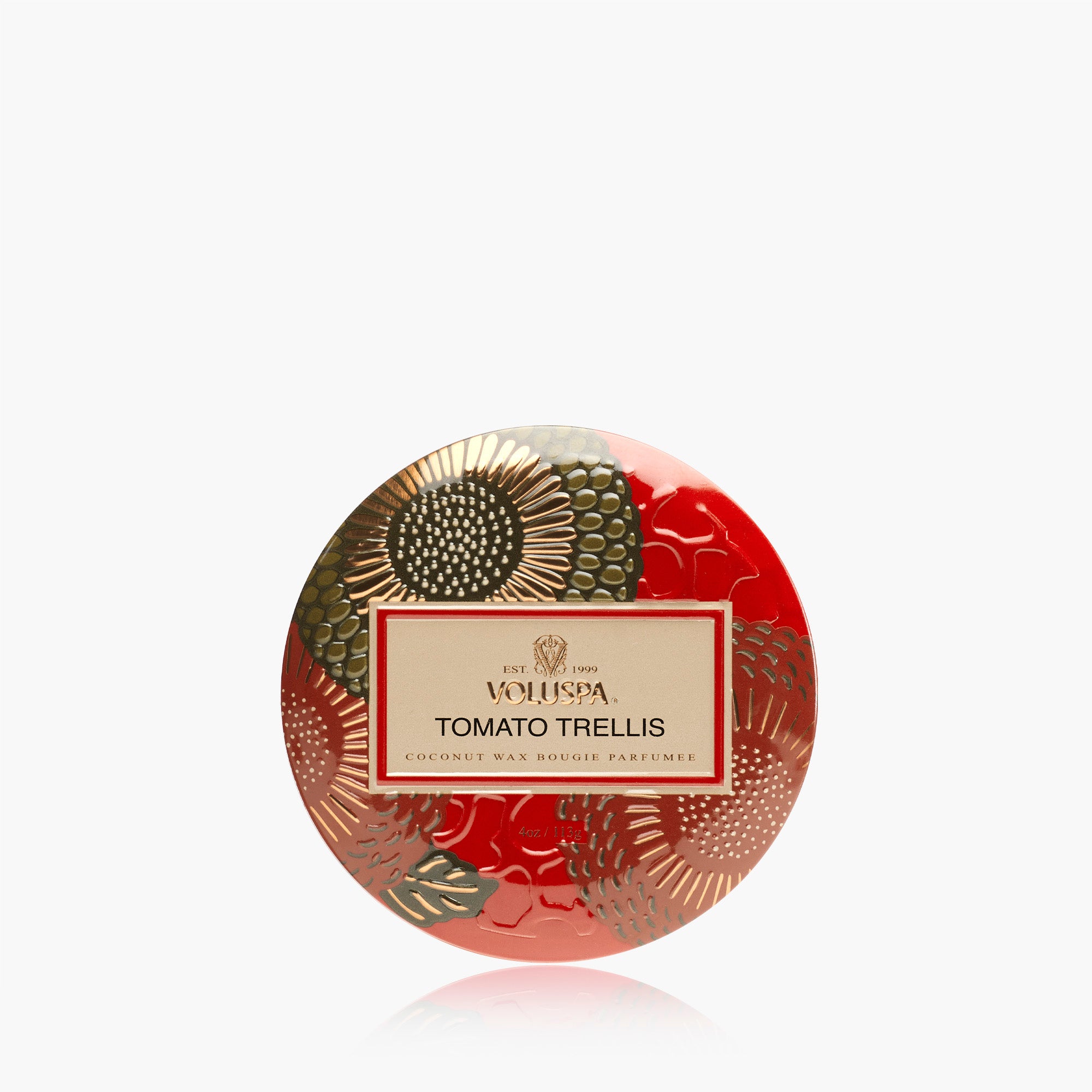 Tomato Trellis - Mini Tin Candle