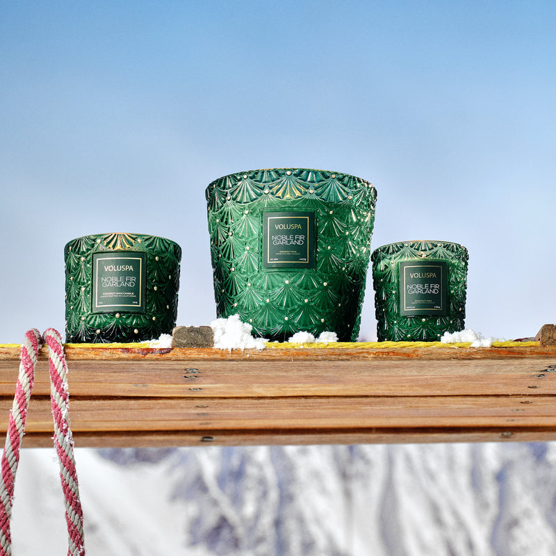 Noble Fir Garland - Luxe Classic Candle - view 2