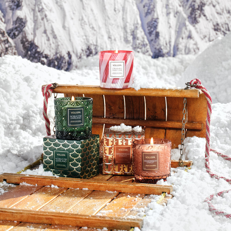 Crushed Candy Cane - Luxe Classic Candle - view 2
