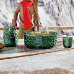 Noble Fir Garland - Centerpiece Candle
