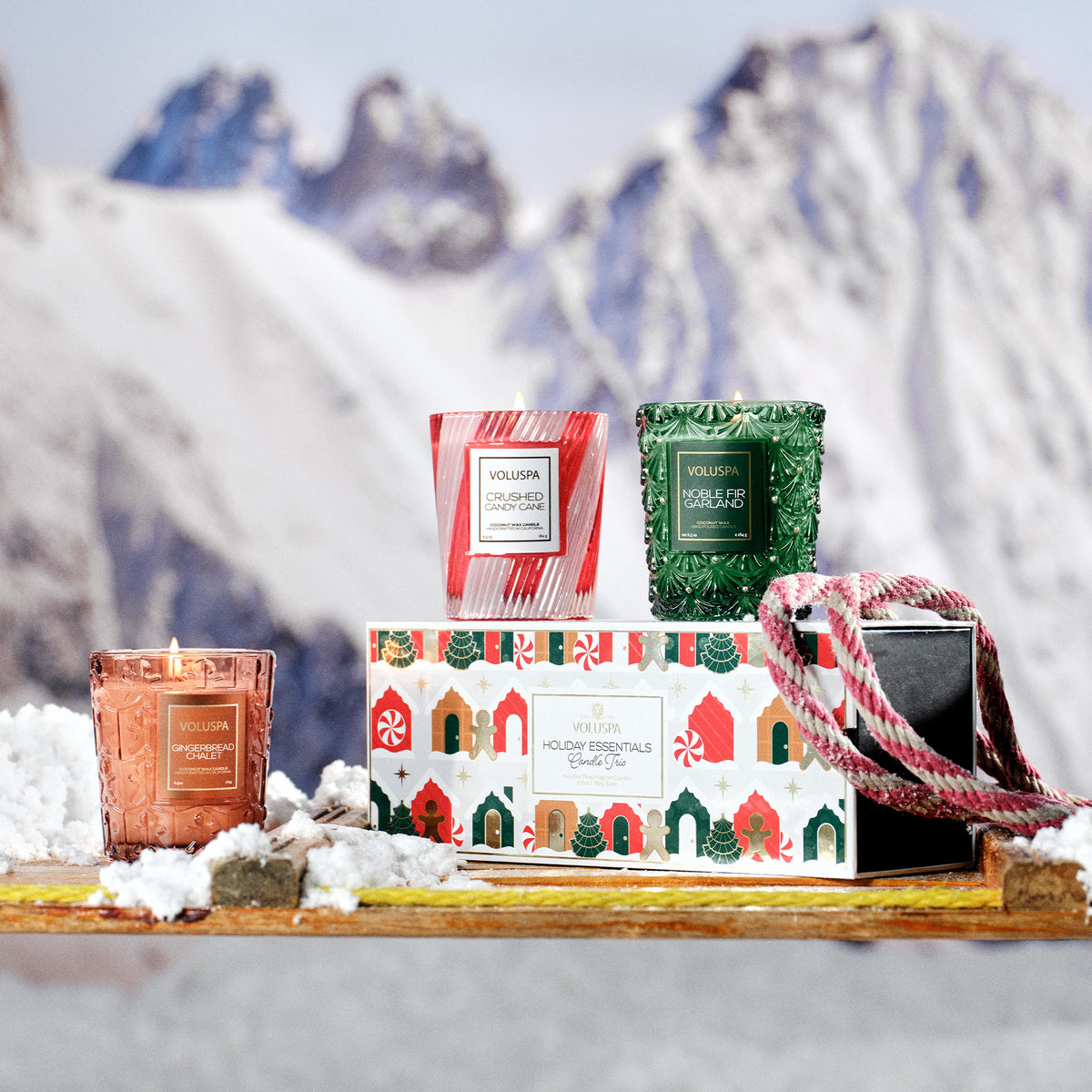 Holiday Village Candle Trio - Assorted Gift Set