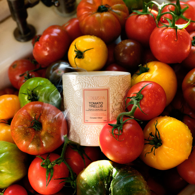Tomato Trellis - Ceramic Luxe Classic Candle - view 2