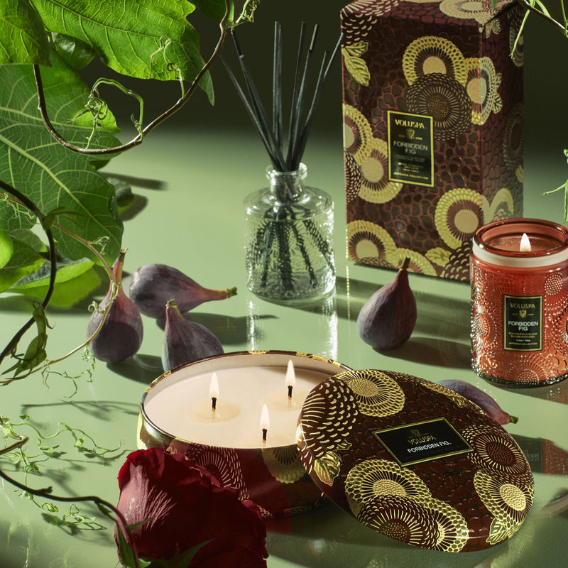 Forbidden Fig - 3 Wick Tin Candle - view 3