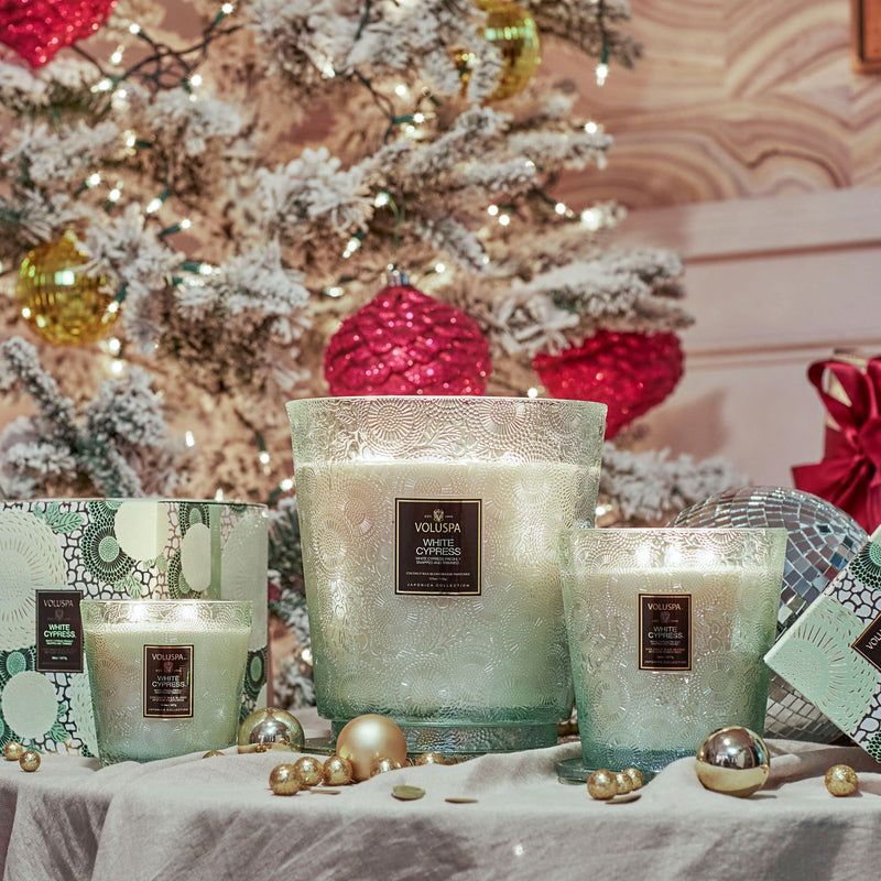 White Cypress - 5 Wick Hearth Candle - view 2