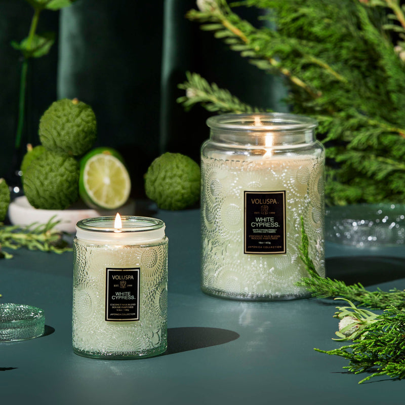White Cypress - Large Jar Candle - view 2