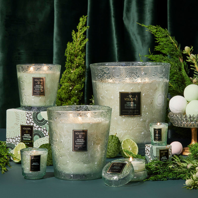 White Cypress - 5 Wick Hearth Candle - view 3