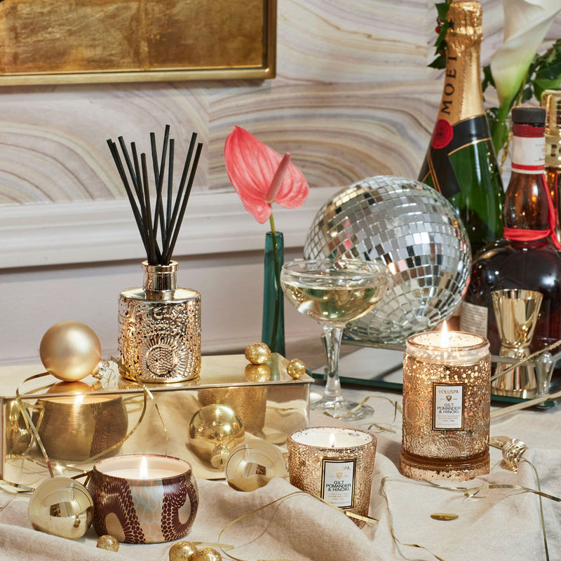 Gilt Pomander & Hinoki - Reed Diffuser - view 2