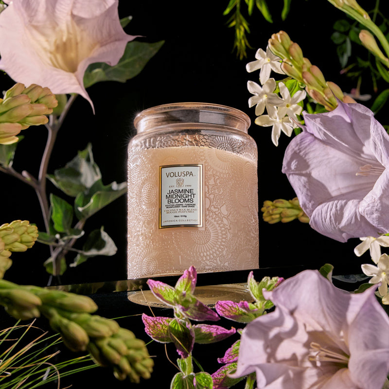 Jasmine Midnight Blooms - Large Jar Candle - view 3