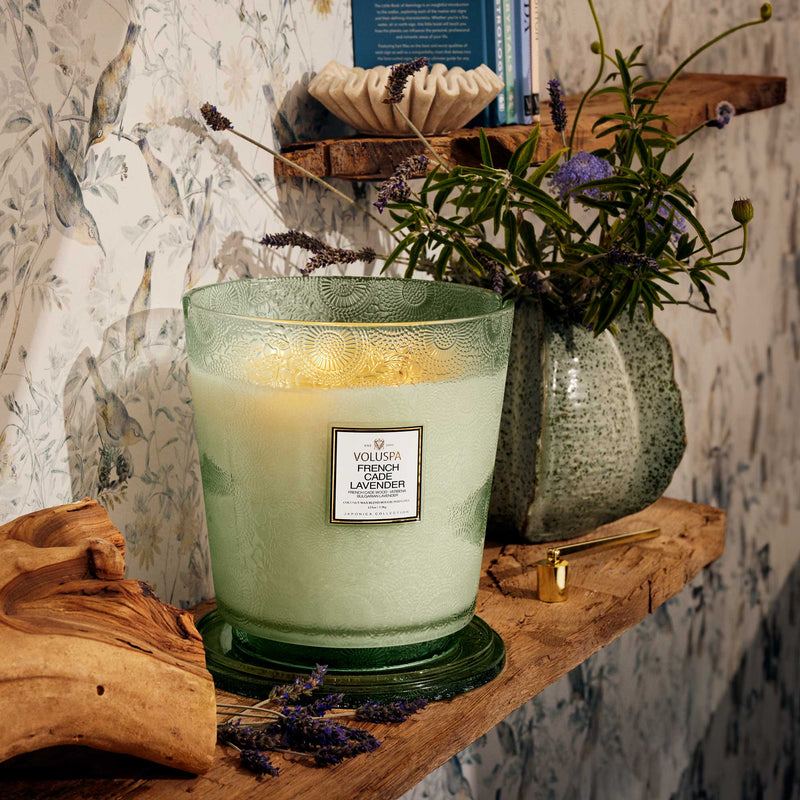 French Cade Lavender - 5 Wick Hearth Candle - view 4